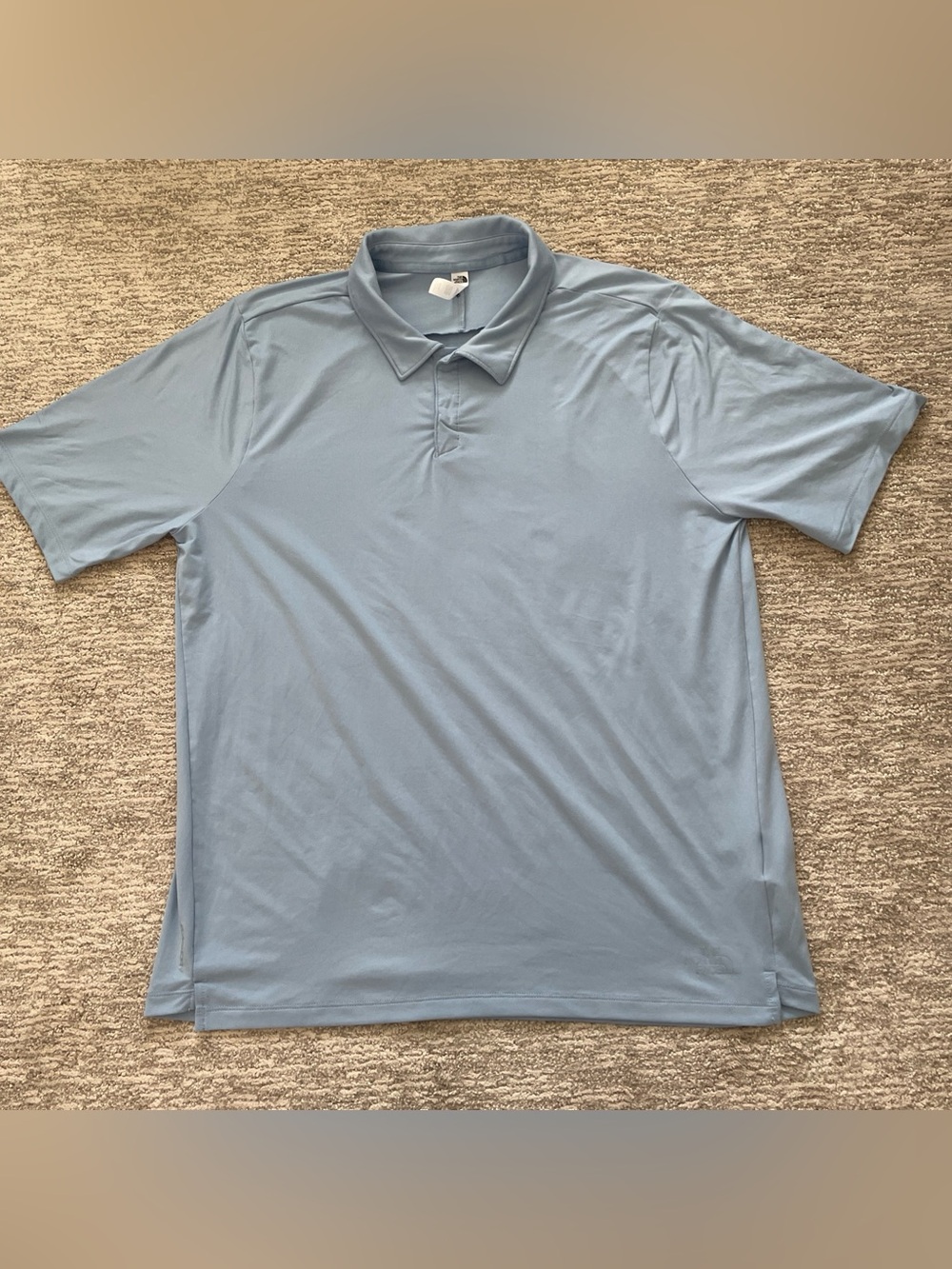 The North Face Men’s Dune Sky Polo Size Large Light Blue Performance Flashdry